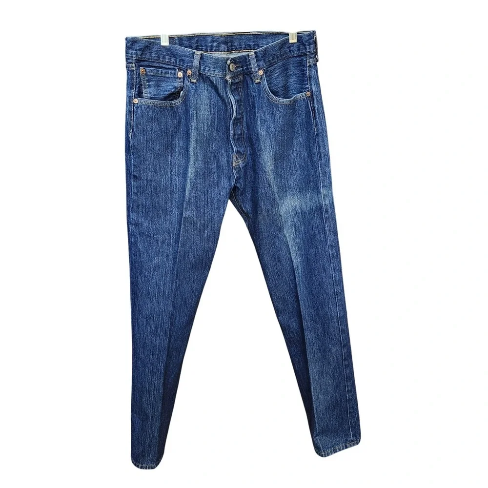 Vintage Levi's 501 XX‎ button-fly Straight-fit Y2K Egypt Sz 34×30